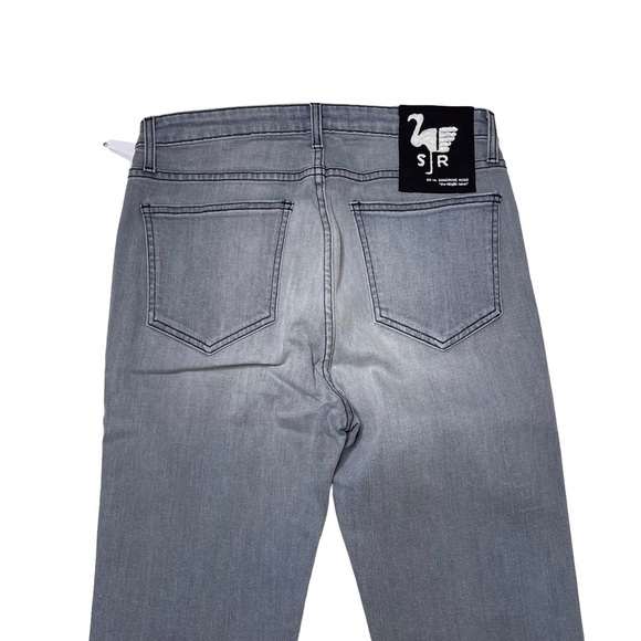 Free People X Sandrine Rose Gray High Waisted Skinny Jeans - Picture 7 of 9